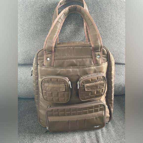 lug Handbags - Lug puddle jumper bag brown.